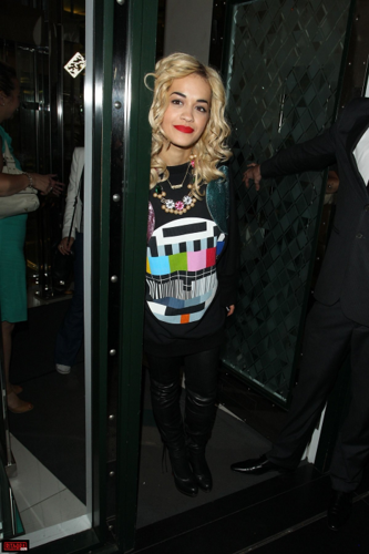  Rita Ora - Leaving the Ivy Club in london - August 28, 2012