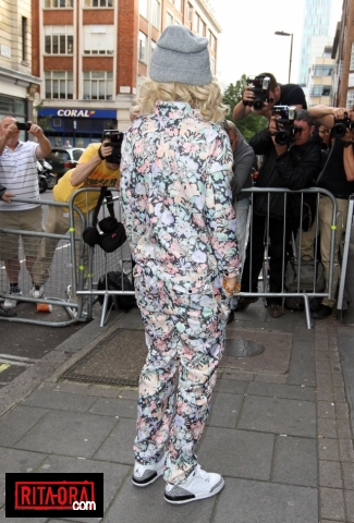  Rita Ora - Seen arriving at BBC Radio 1 in london - August 29, 2012