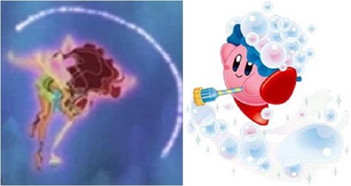  Winx Vs. Kirby Waves Vs.Bubble!