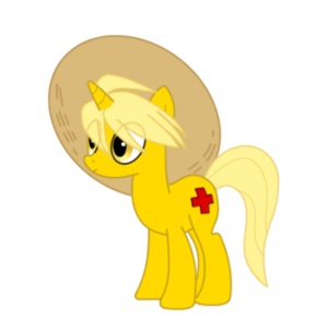  Yellow as a poney