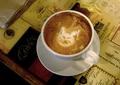 kitty in my coffee - random photo