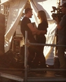 Filming with Boyd Holbrook at a church and with Michael Fassbender at ACL Music Festival in Austin, - natalie-portman photo