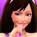 Close-up Brunette Popstar - barbie-movies icon