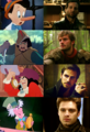 Disney vs. Once Upon A Time - once-upon-a-time fan art