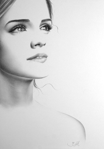  Emma Watson artwork Von Ileana Hunter