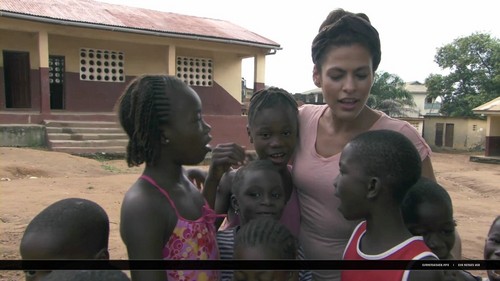  Eva Mendes Bringing Girl Power to Sierra Leone