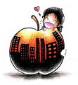 If this town is just an apple... - michael-jackson fan art