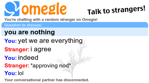 Interesting Omegle Conversations - Omegle Photo (32495467) - Fanpop