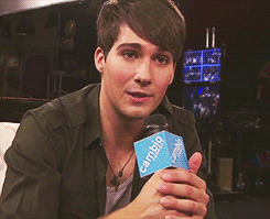  James in a interview