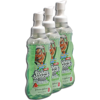  Johnson's Foam Blaster shampoo