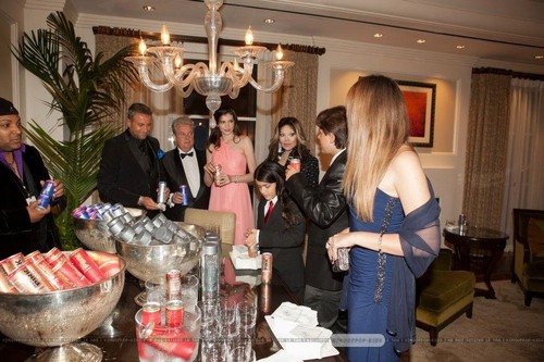  Latoya Jackson, Blanket, Prince and Paris Jackson at Mr rose Drink Launch Party ♥♥