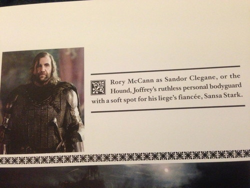  Sandor Clegane- Inside HBO’s Game of Thrones book