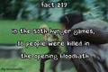 The Hunger Games facts 201-220 - the-hunger-games fan art