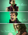 The Queen, The Mad & The Dark One - once-upon-a-time fan art