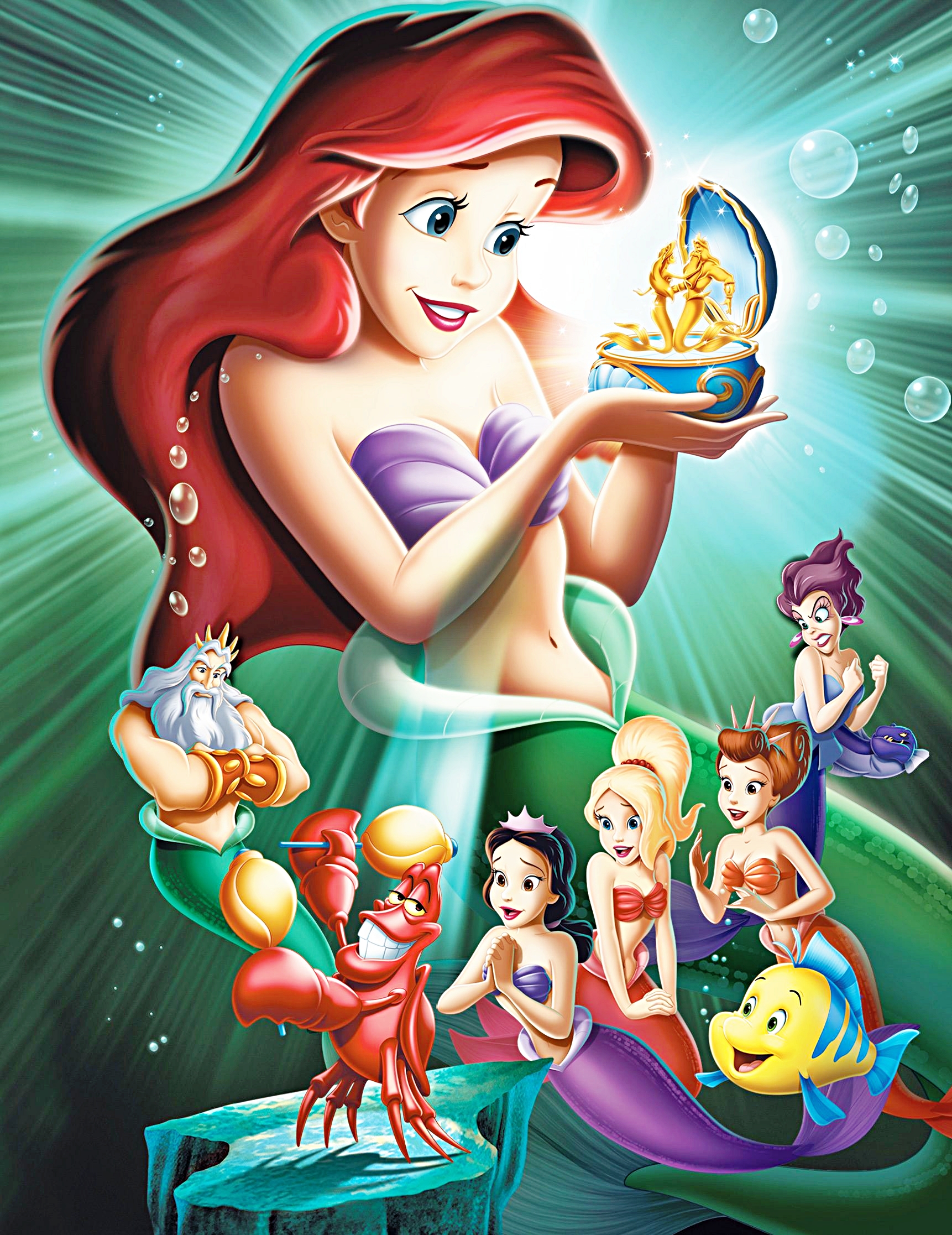 Walt Disney Posters - The Little Mermaid: Ariel's Beginning - personaggi  Disney foto (32496189) - fanpop