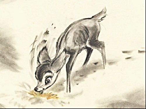  Walt 디즈니 Sketches - Bambi