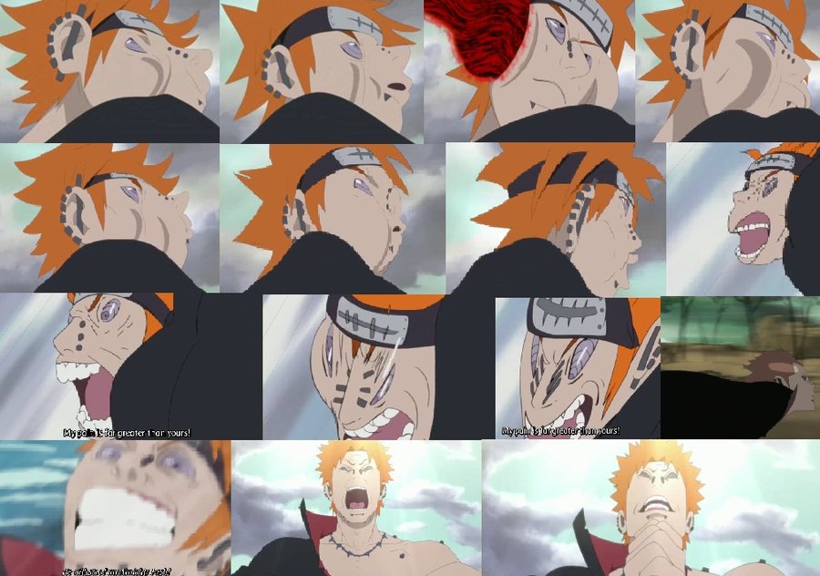 Naruto the many faces of pain. 