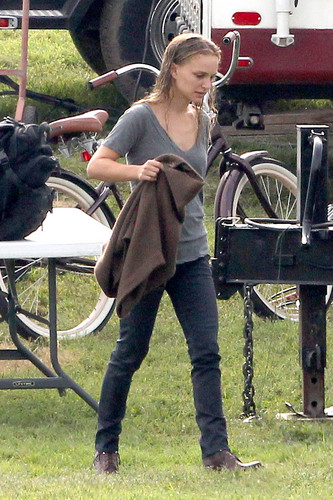 Arriving to the set in Austin, TX (October 20th 2012)