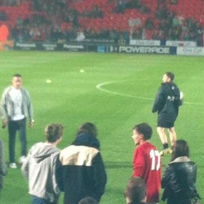 At Louis' charity match ♥
