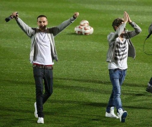  At Louis' charity match ♥