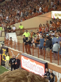 Filming a scene with Michael Fassbender during a game at Darrell K Royal-Texas Memorial Stadium, Aus - natalie-portman photo