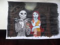 Jack and sally - nightmare-before-christmas fan art