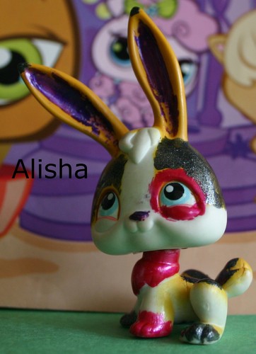  MY Customized Littlest Pet boutique Bunny!