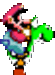 Mario and Yoshi - super-mario-bros icon