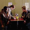Rhydian, Maddy, Tom and Shannon - wolfblood photo