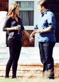 Rick & Kate in The Hamptons - castle photo