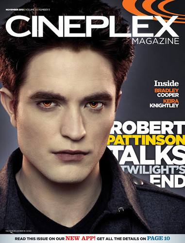  Robert on Cineplex magazine cover