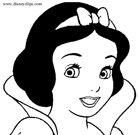 Princess Coloring Sheets on Disney Princess Snow White Coloring Pages