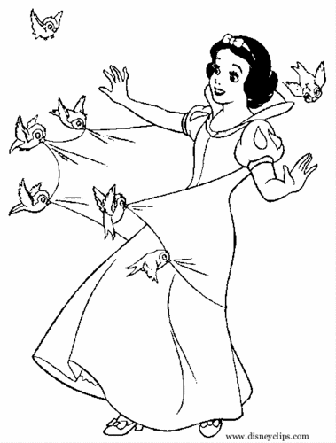 Disney Princess images Snow White Coloring Pages wallpaper ...