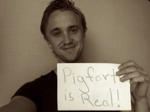 Tom Thinks Pigfarts is real!!