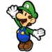 paper Luigi - super-mario-bros icon