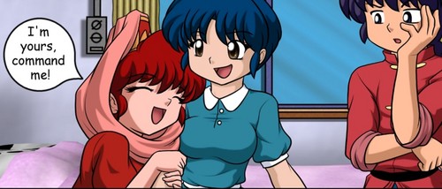  well this is unexspected (ranma, akane, and ranma-chan?!)