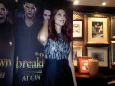  Ashley Green promoting Breaking Dawn in South Africa