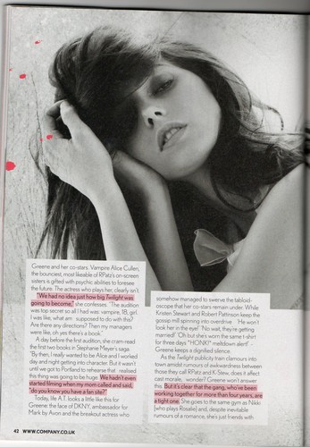  Ashley in 'Company' magazine [full scans]