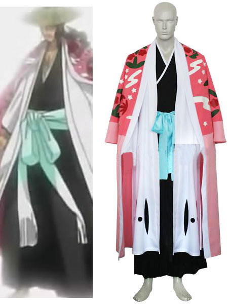 Photo of Bleach 8th Division Captain Kyouraku Shunsui Cosplay Costume for f...