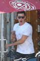 Cory Monteith Exits The Coffee Beans And Tea Leaf Cafe In Los Angeles - November 5, 2012 - cory-monteith photo