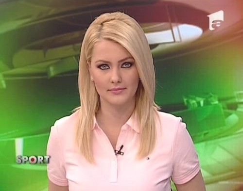  Cristina Dochianu beautiful presenter TV news women romanians
