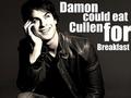 Damon vs. Cullen - the-vampire-diaries fan art