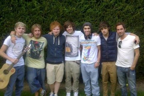  Ed Sheeran With One Direction