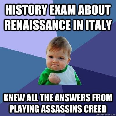History Exam About Renaissance In Italy