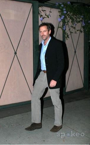  Hugh Laurie leaving AGOS Ristorante in West Hollywood- Nov 26-2007