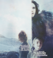 Jon, Sansa & Arya  - house-stark fan art