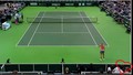 Kvitova and Jagr  kissing beside tennis court - tennis photo