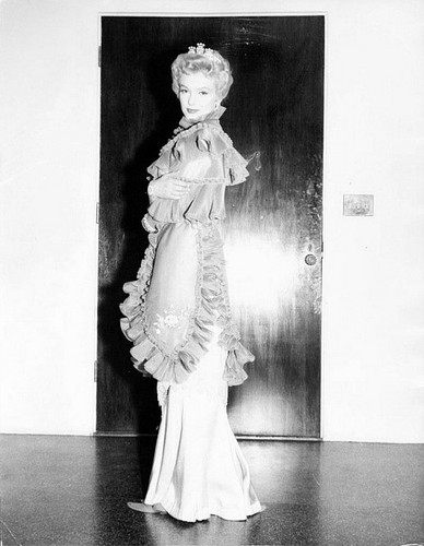Marilyn in costume tests for The Prince and The Showgirl 