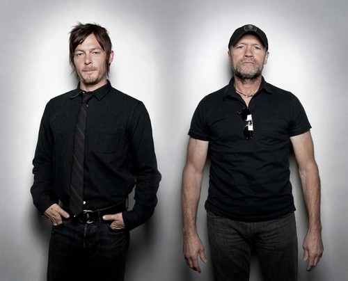  Norman Reedus and Michael Rooker