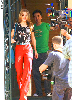  On set of 90210, October 24th